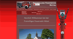Desktop Screenshot of feuerwehr-nittel.de