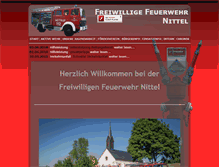 Tablet Screenshot of feuerwehr-nittel.de
